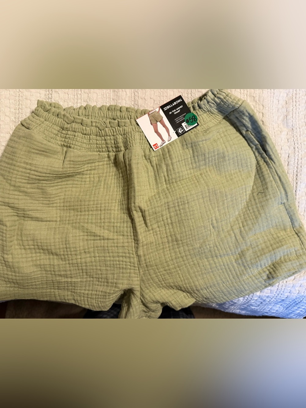 Billabong Men's Light Sage Green Athletic Shorts